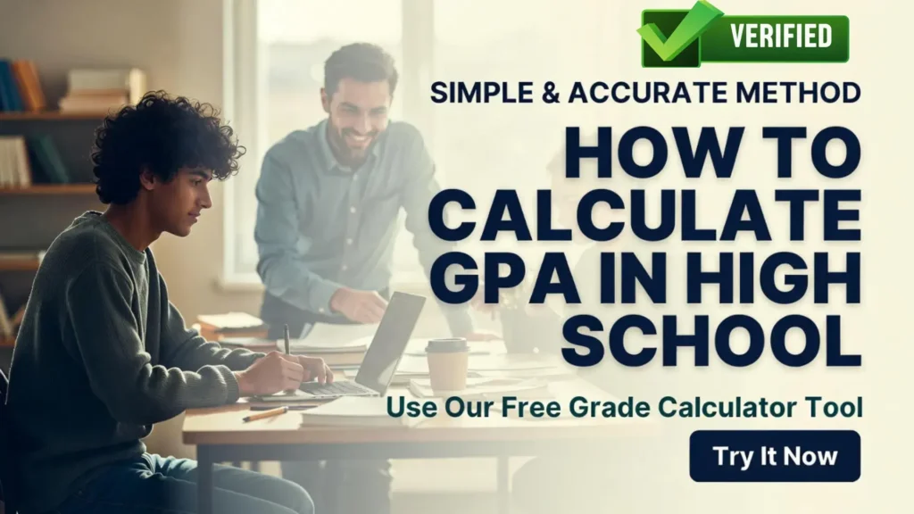 how to calculate GPA in high school